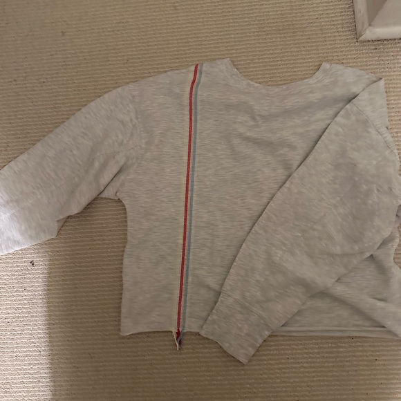 WORN ONCE light weight sweater with colourful stripe - Picture 2 of 3